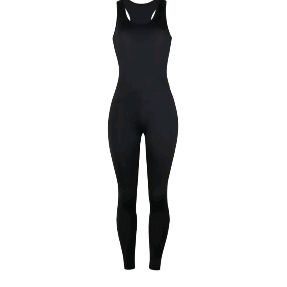 Black Sleeveless Bodysuit